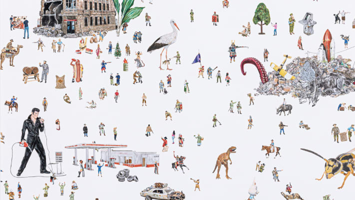 Le délabrement des possibles (détail) - Pierre Durette