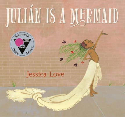 Cover of the book entitled: Julian is a mermaid.