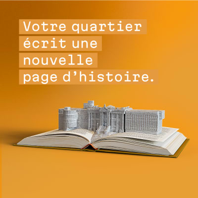 Campagne de communication pour la réouverture de la bibliothèque Maisonneuve