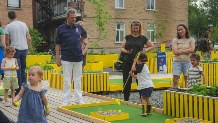 Inauguration de la place publique