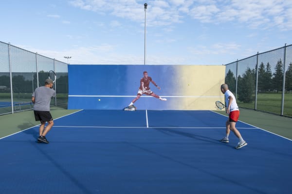 MURALE DE TENNIS - 1 - SAINT-LAURENT
