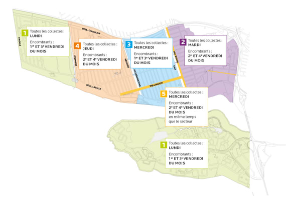 Carte des collectes 2022-Verdun