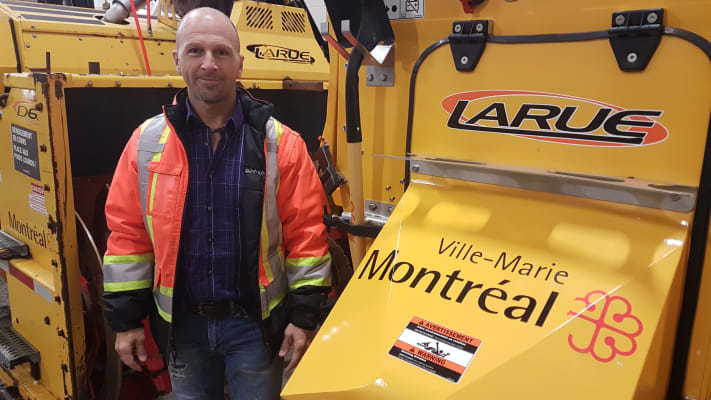 Portrait Sylvain Tremblay déneigement