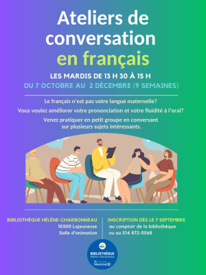 ateliers de conversation en français