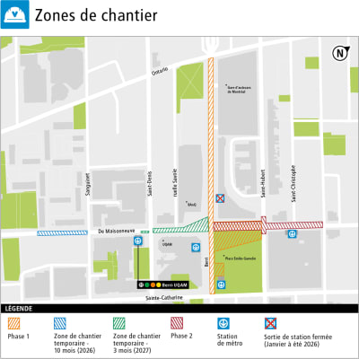 Carte des travaux