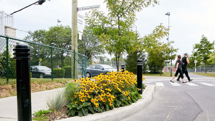 Saillie verdie - Parc François-Perrault