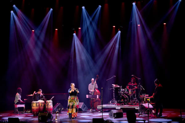 Rachel Therrien, trompettiste, en spectacle avec son groupe Latin Jazz Project