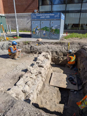 Fouilles archéologiques dans le Vieux Pointe-aux-Trembles