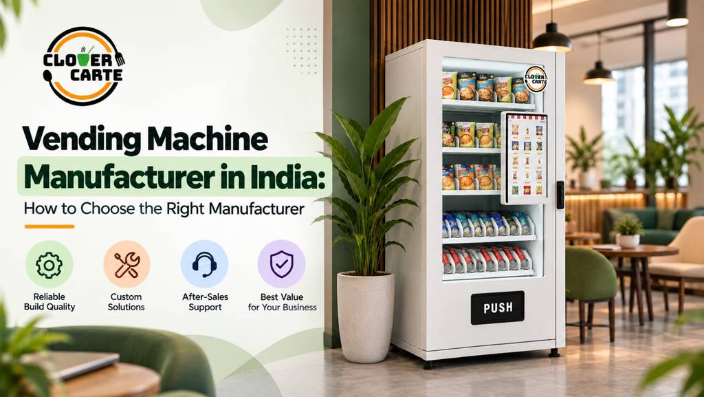 Vending Machine Manufacturer in India: How to Choose the Right Manufacturer
