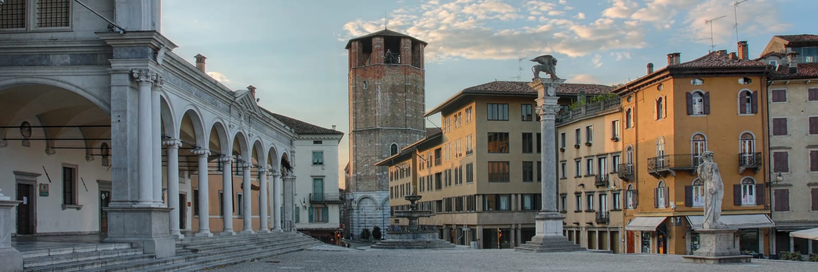 Piazza della Liberta i Udine, Friulia Venezia Giulia