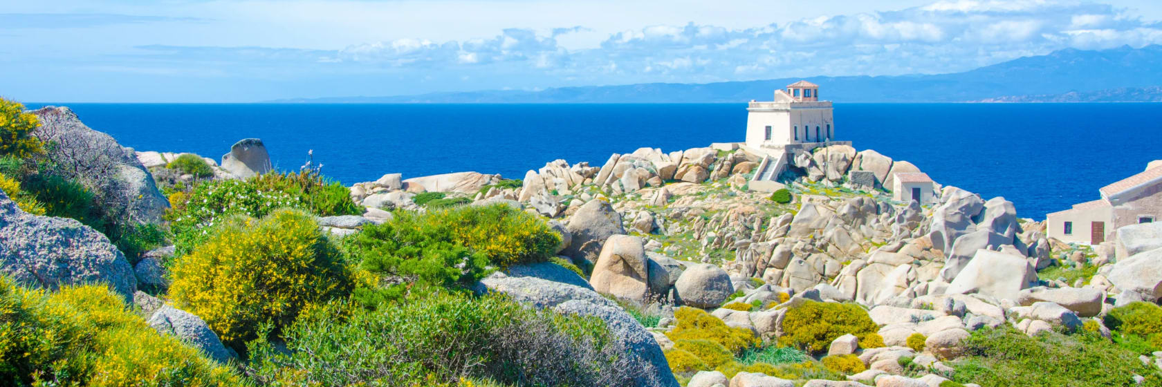 Capo Testa i Olbia provinsen, Sardinien