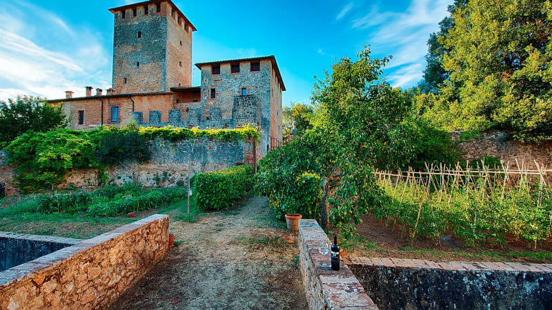 Castello Poggiarello, Toscana, Italien