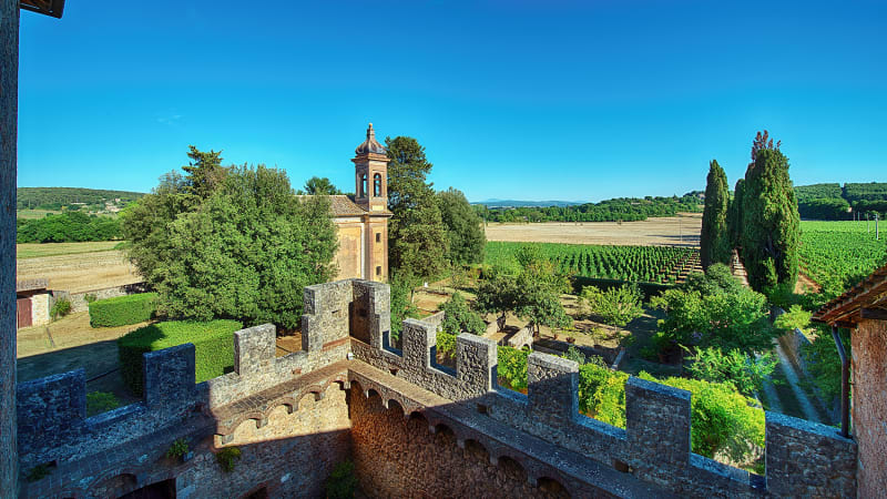 Castello Poggiarello, Toscana, Italien