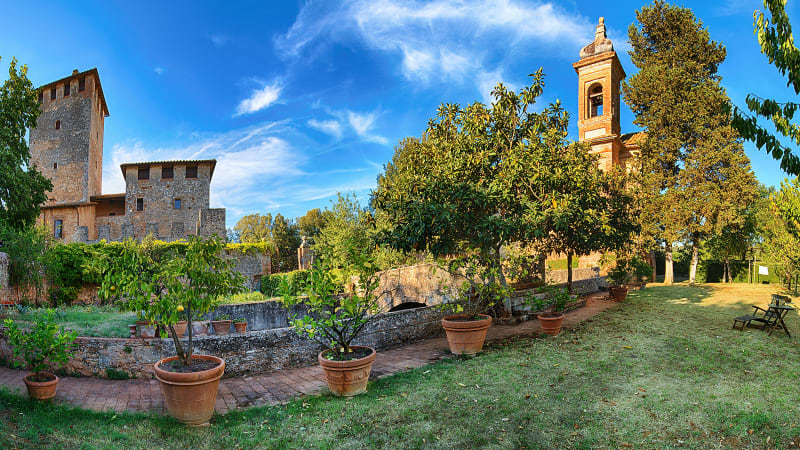 Castello Poggiarello, Toscana, Italien