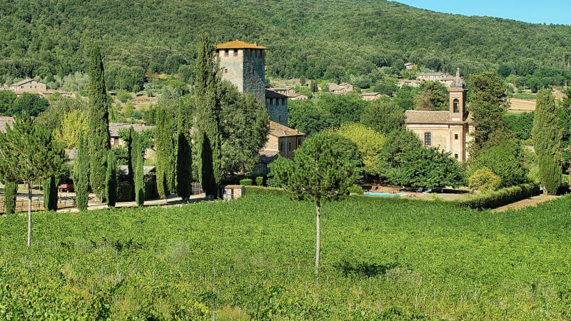 Castello Poggiarello, Toscana, Italien