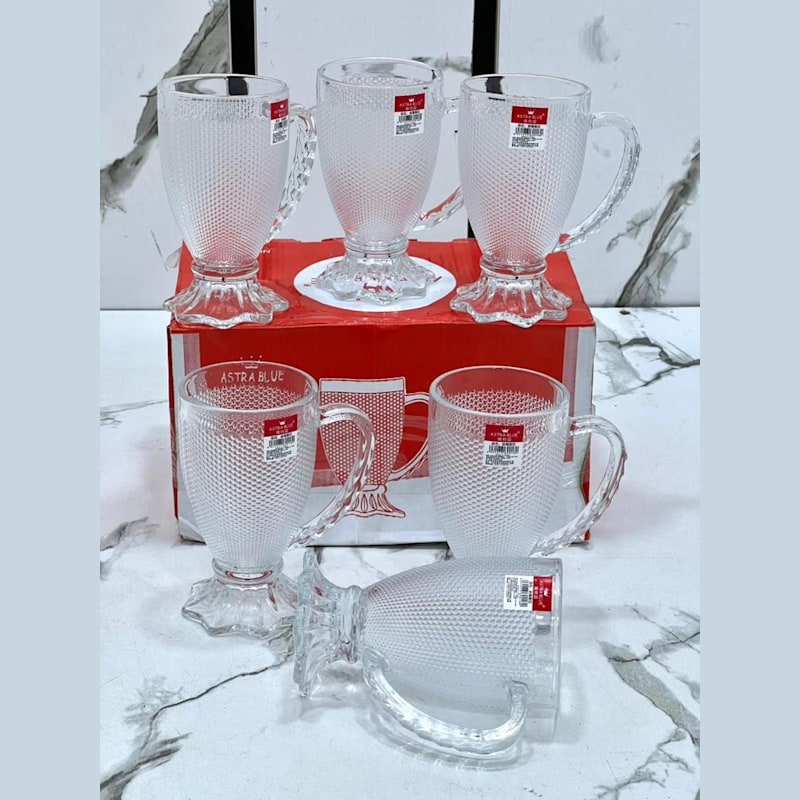 6 in 1 Glass Cup