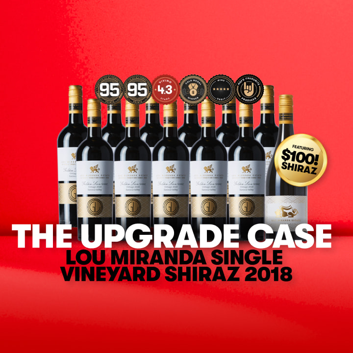 The Upgrade Case - Lou Miranda Single Vineyard Shiraz 2018 
