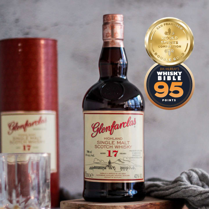 Glenfarclas 17 Year Old Single Malt Scotch Whisky 700mL