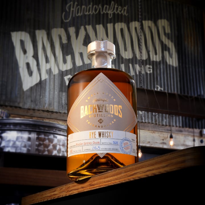 LIMITED ALLOCATION: Backwoods Maple Syrup Cask Special Reserve Rye 700mL