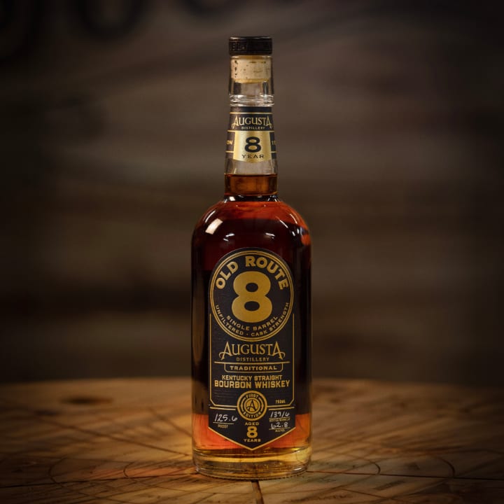 Augusta Old Route 8 Single Barrel 8 Year Old Kentucky Bourbon 54.15% 750mL
