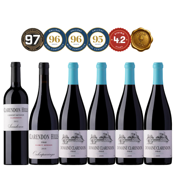 The Double Upgrade Case - Clarendon Hills Sandown Cabernet & Onkaparinga Shiraz