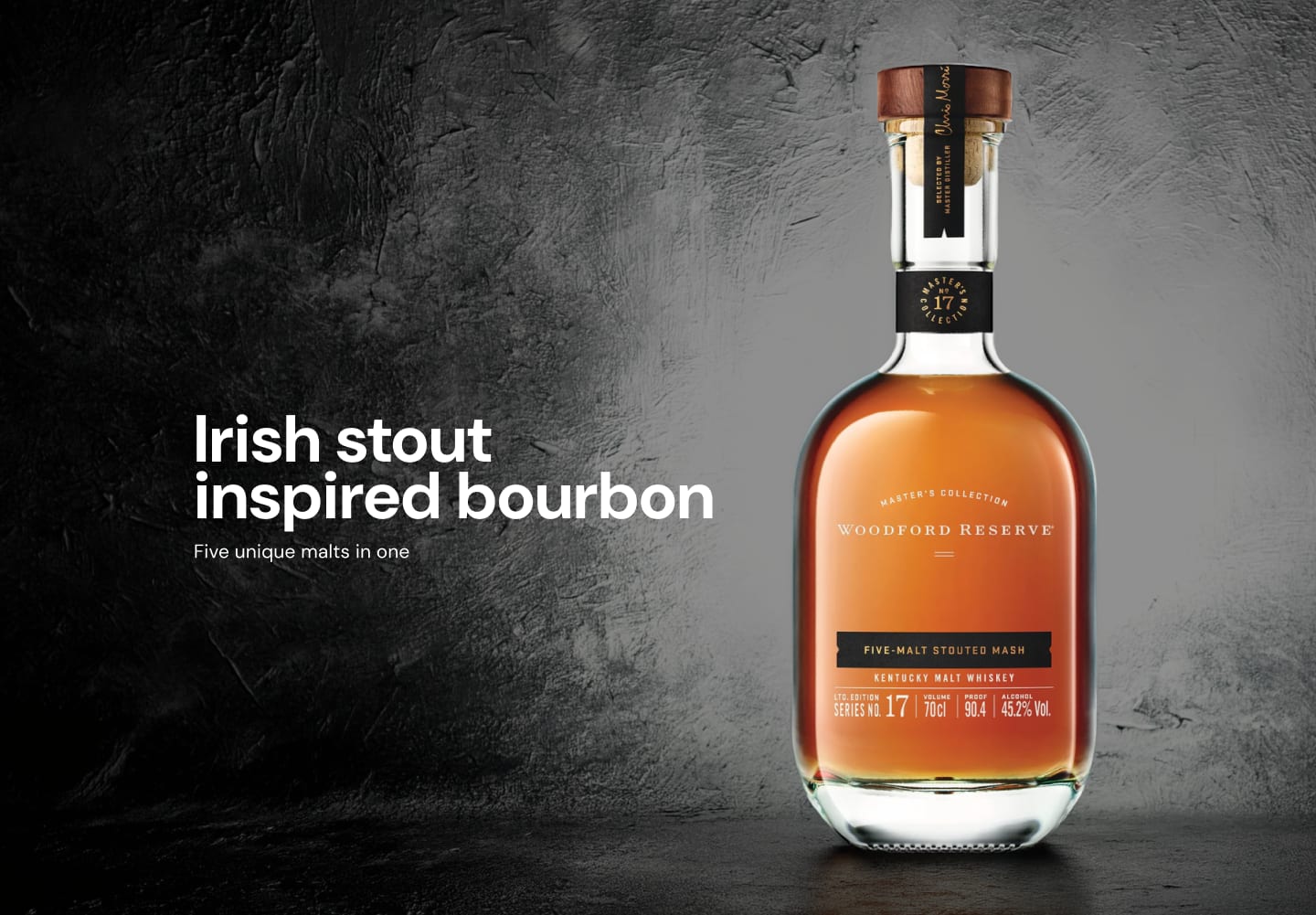 Woodford Reserve Master's Collection Five Malt Stouted Mash Bourbon Whiskey Bourbon 700mL