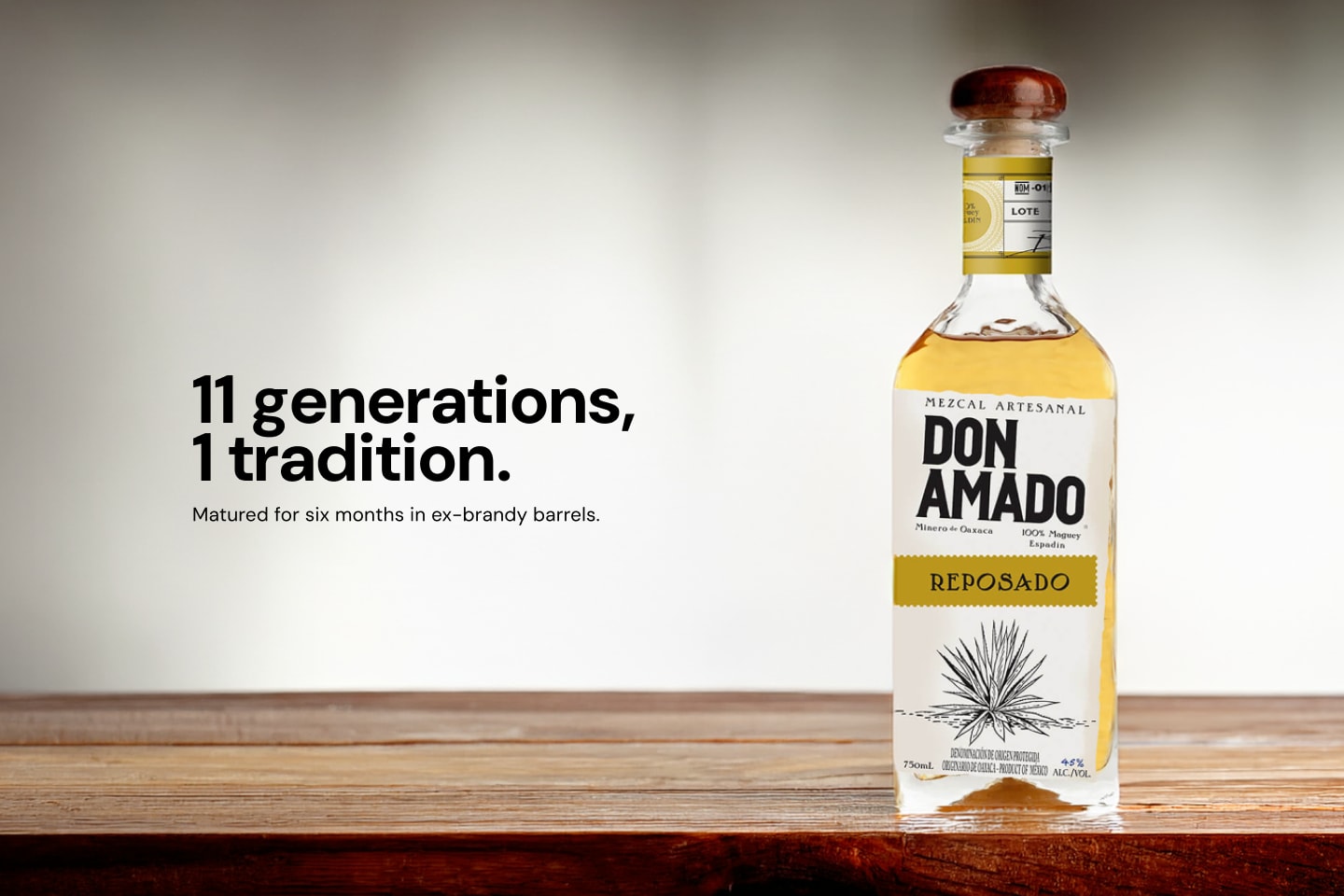 PRICE DROP: Don Amado Reposado Mezcal 700mL