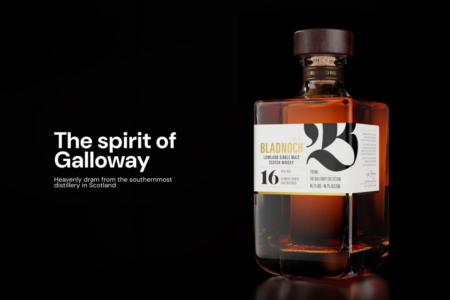 PRICE DROP: Bladnoch 16 Year Old Single Malt Scotch 700mL