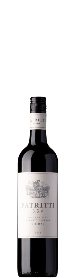 Patritti Wines Blewitt Springs Vineyard Shiraz 2022