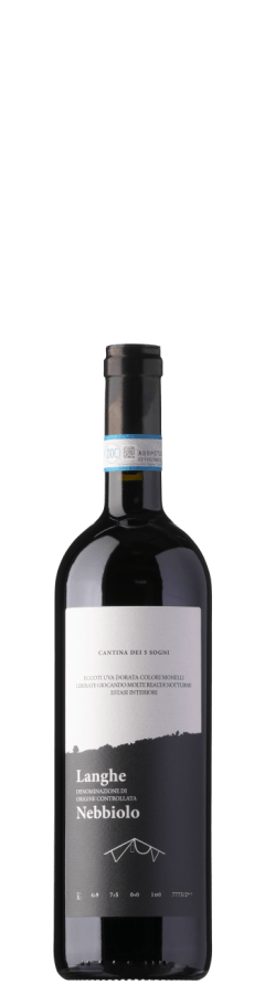 Cantina Dei 5 Sogni Langhe Nebbiolo 2023