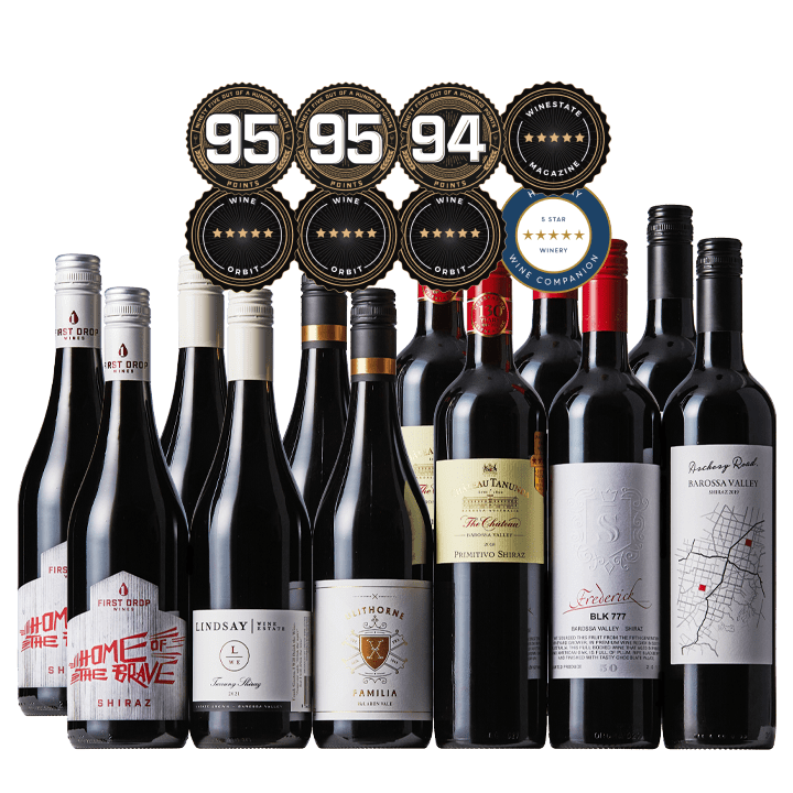Price Drop Big Shiraz Lineup Barossa & McLaren Edition Mixed Case