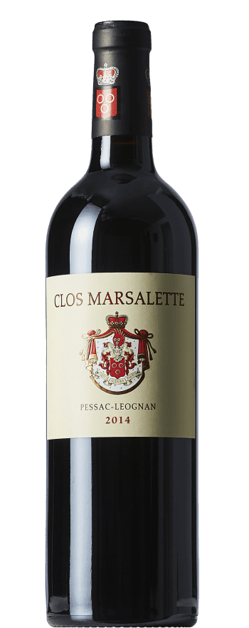 Clos Marsalette Pessac-Léognan Bordeaux 2014