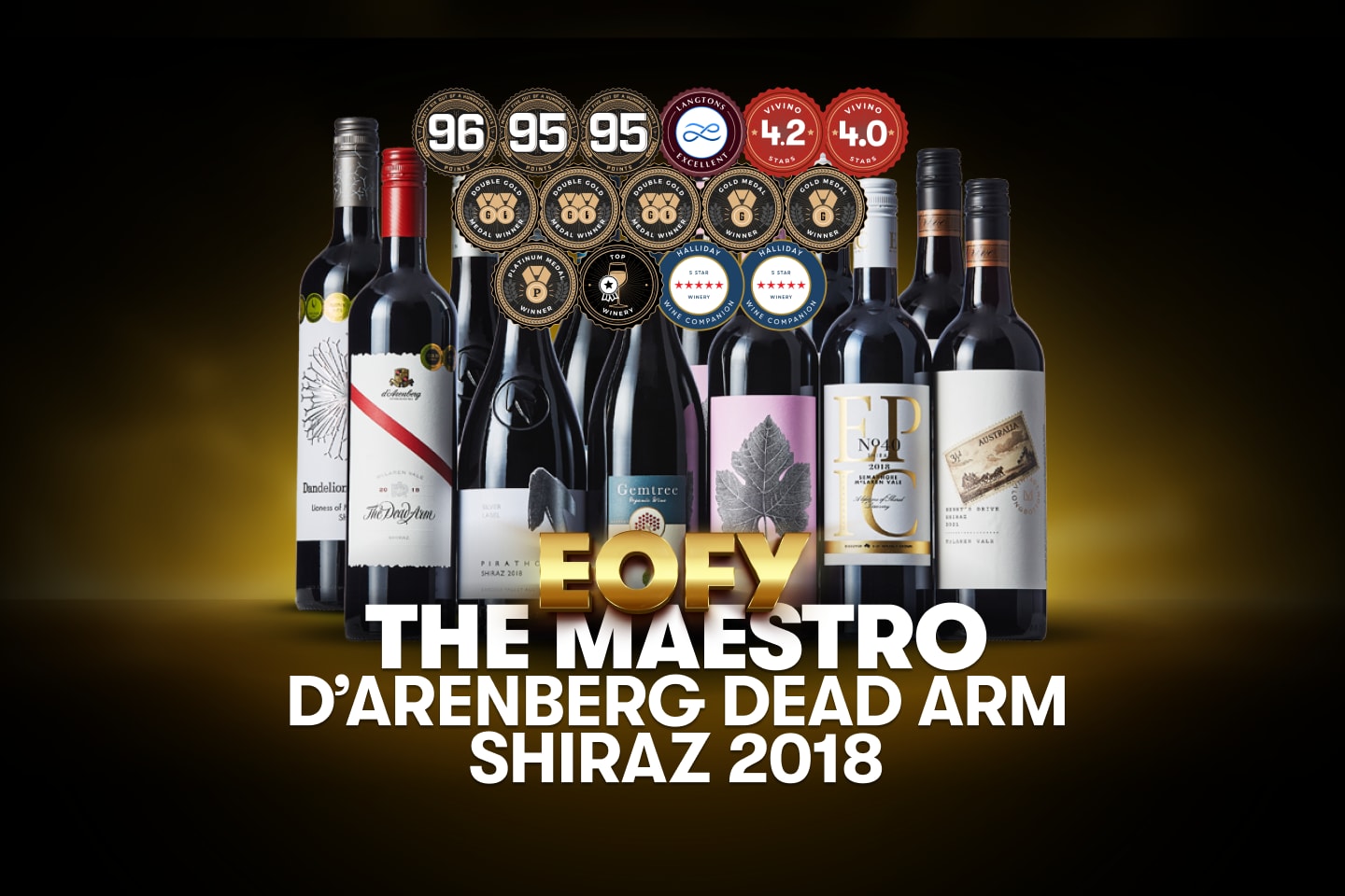The Maestro - d'Arenberg Dead Arm Shiraz 2018 Edition – EOFY Deal