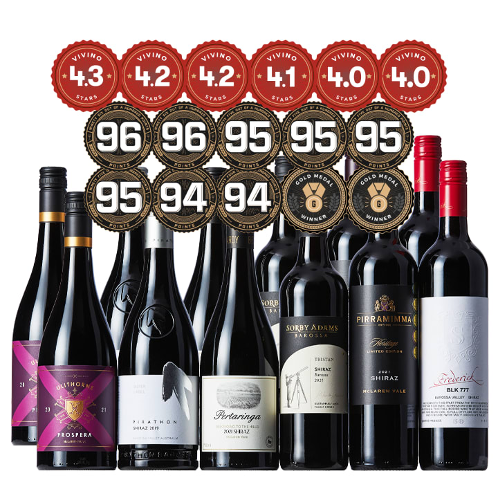 Vivino 4+ Star Shiraz Lineup 3.0