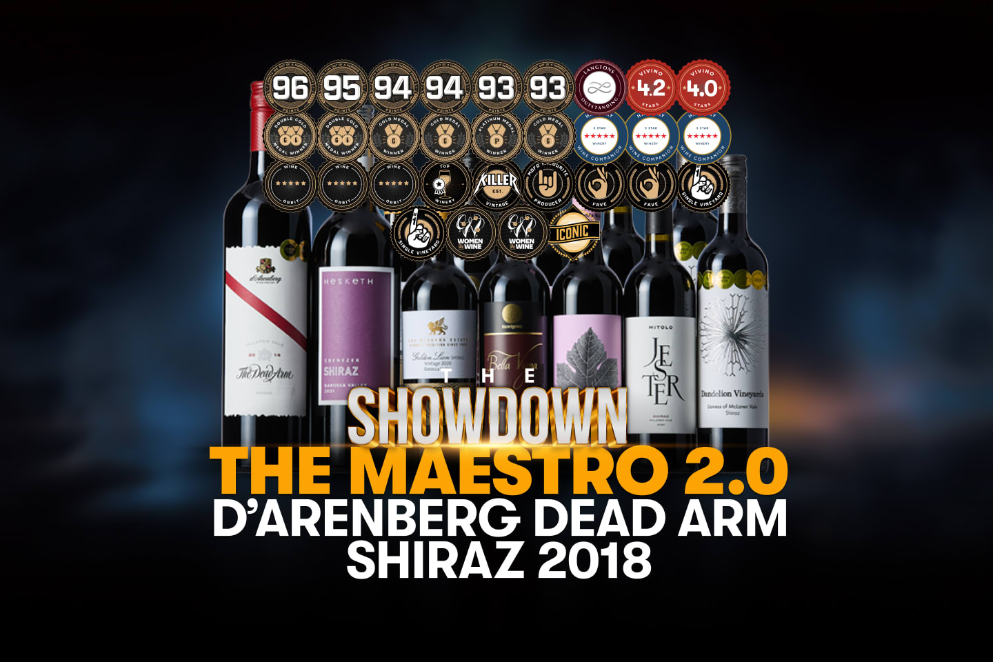 The Maestro 2.0 - D'arenberg Dead Arm Shiraz 2018 – Showdown Deal