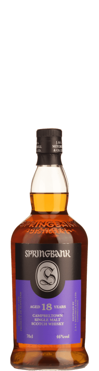 Springbank 18 Year Old Campbeltown Single Malt Scotch Whisky 700mL