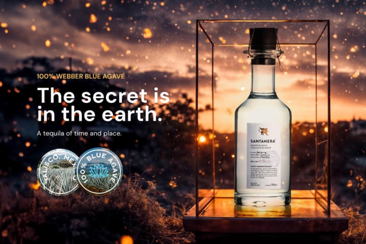 Santanera Blanco Tequila 750mL