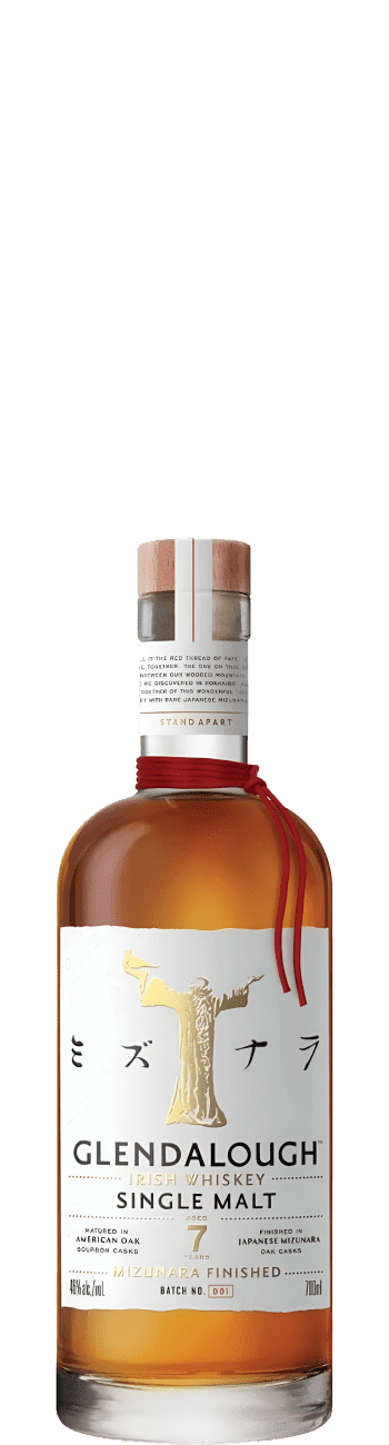 Glendalough 7 Year Old Mizunara Finish Single Malt Irish Whiskey 700mL