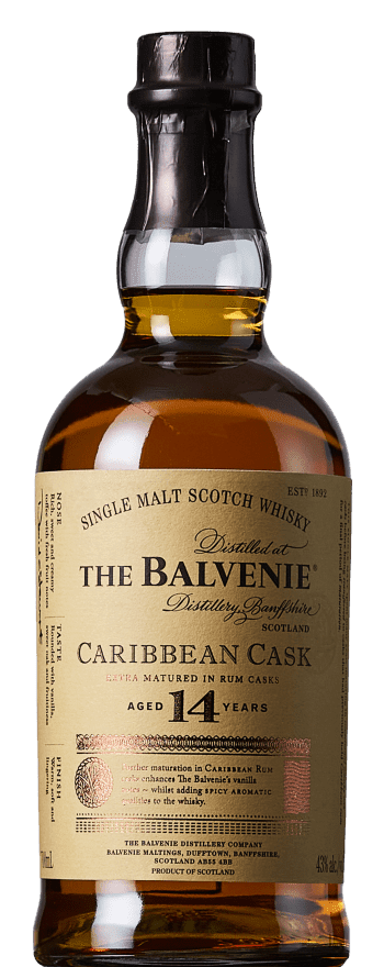 The Balvenie 14 Year Old Caribbean Cask Single Malt Scotch Whisky 700mL