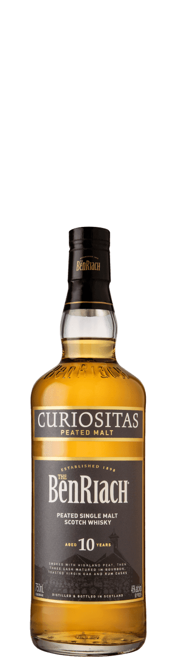 Benriach Curiositas 10 Year-old Peated Single Malt Scotch Whisky 700mL
