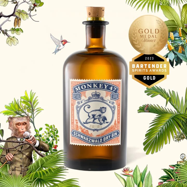 Monkey 47 Schwarzwald Dry Gin 500mL