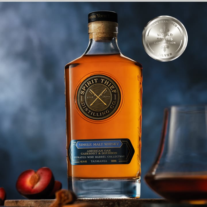 Spirit Thief American Oak Cabernet & Bourbon Barrel Single Malt Whisky 500mL
