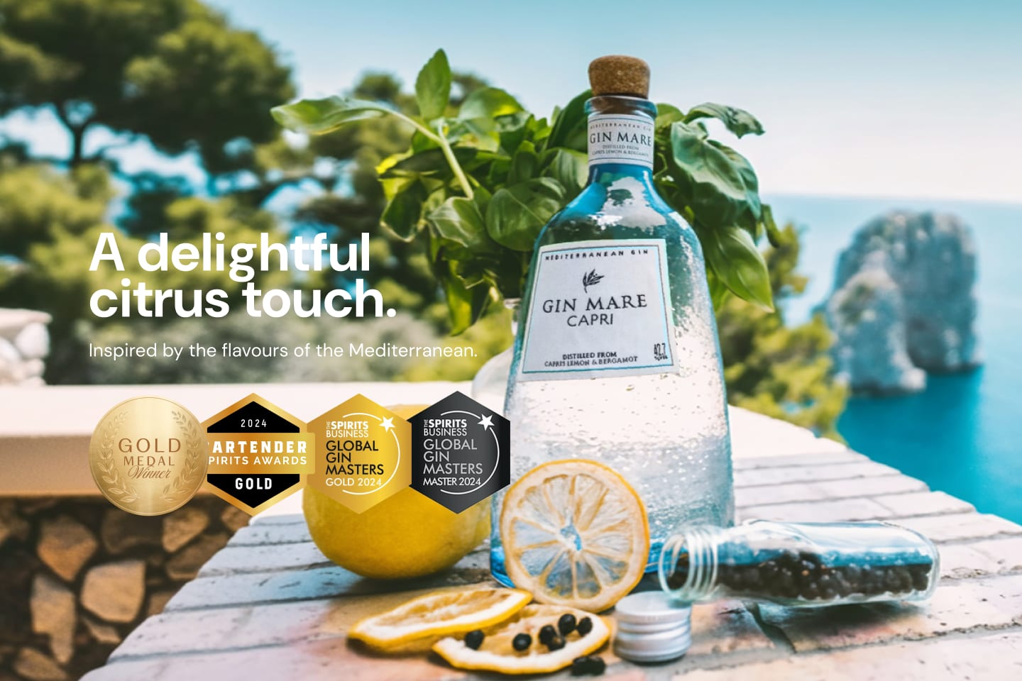Gin Mare Capri Mediterranean Gin 700mL