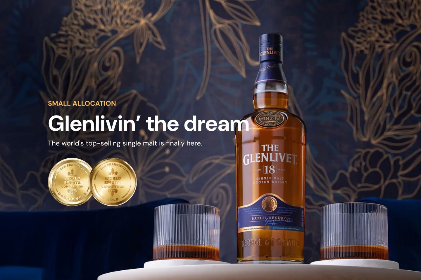 The Glenlivet 18 Year Old Single Malt 700mL