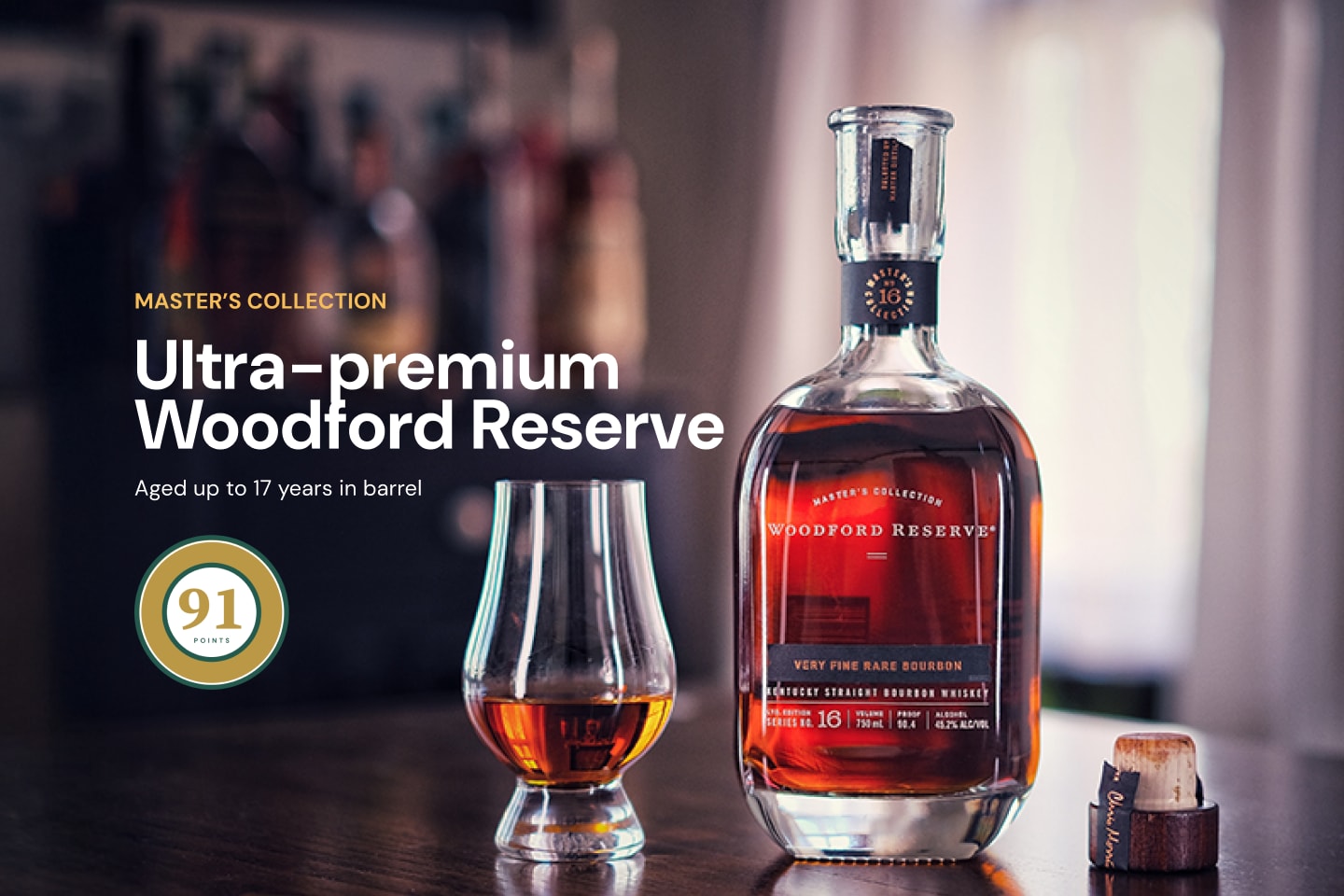 Woodford Reserve Master's Collection Very Fine Rare Bourbon Whiskey 750mL
