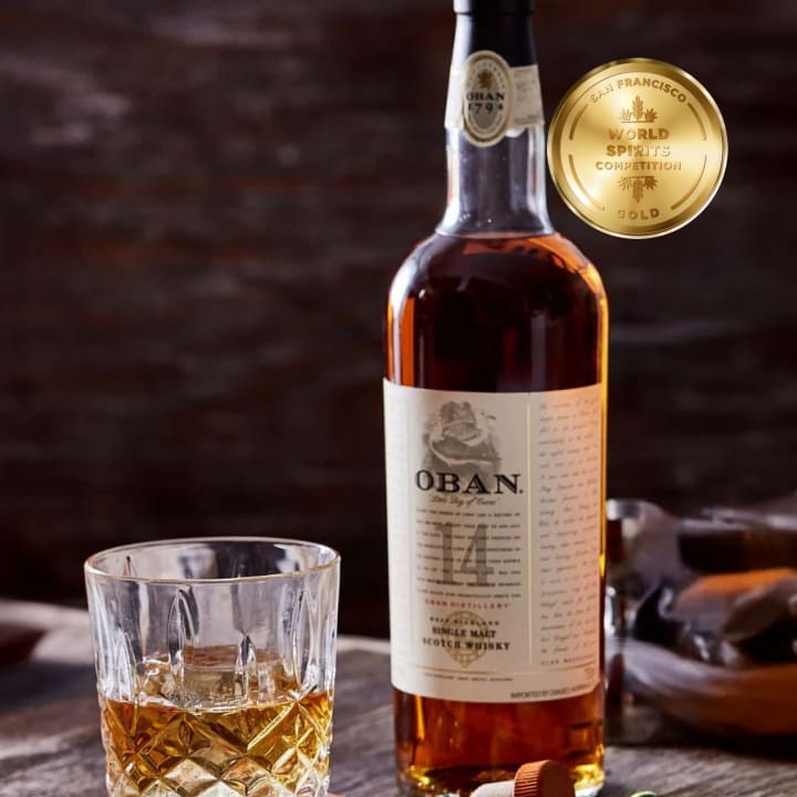 Oban 14 Year Old Single Malt Whisky 700mL