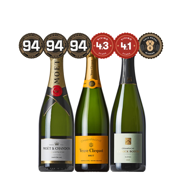 CLEARANCE: Premium French Champagne Trio