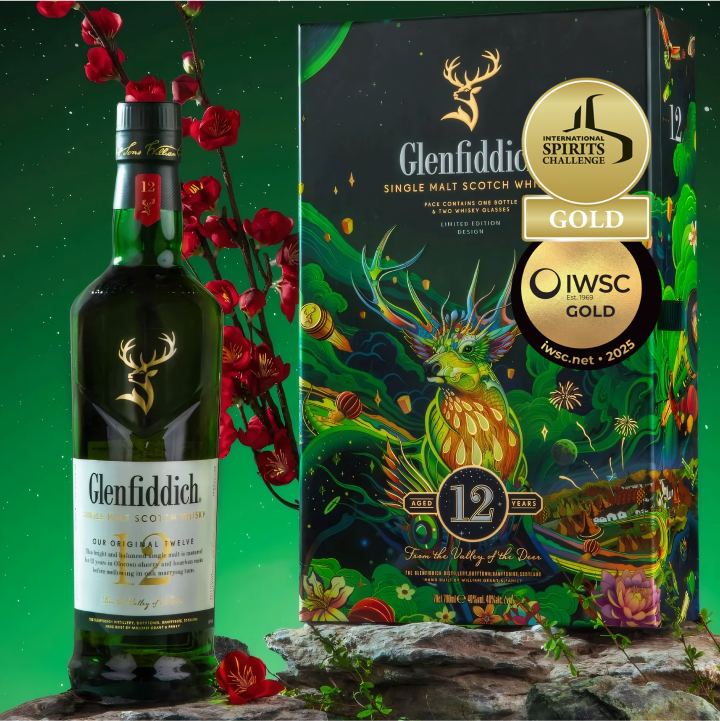 Glenfiddich 12 Year Old Gift Pack with Glass