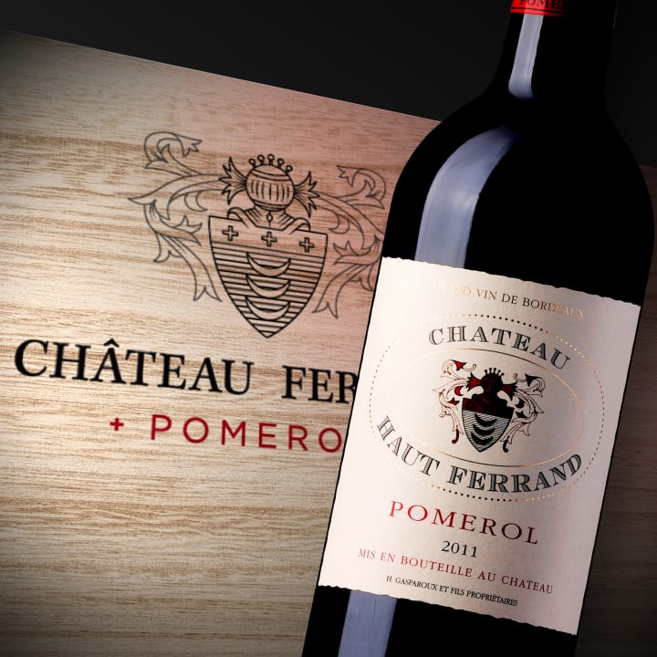 Château Haut-ferrand Pomerol Merlot Blend 2011 (+ Wooden Box)
