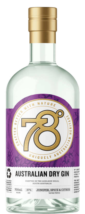 78 Degrees Australian Dry Gin 700mL